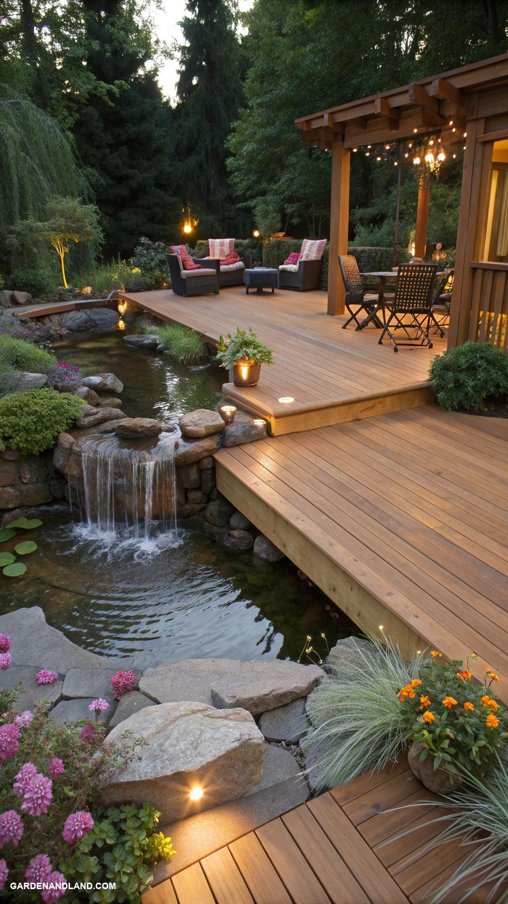 deck ideas Decks with integrated water features