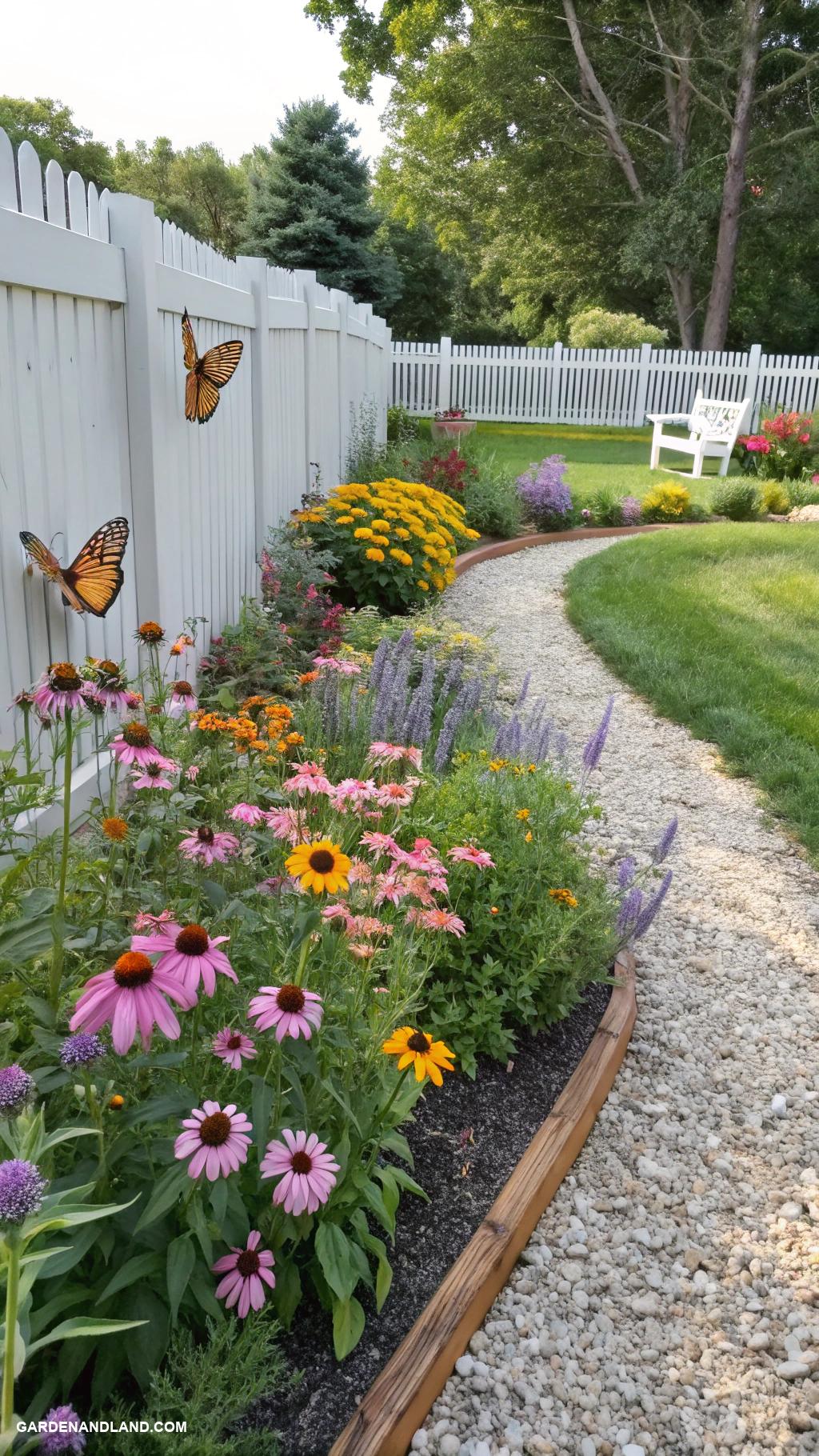 easy landscaping ideas Create a butterfly friendly flower patch