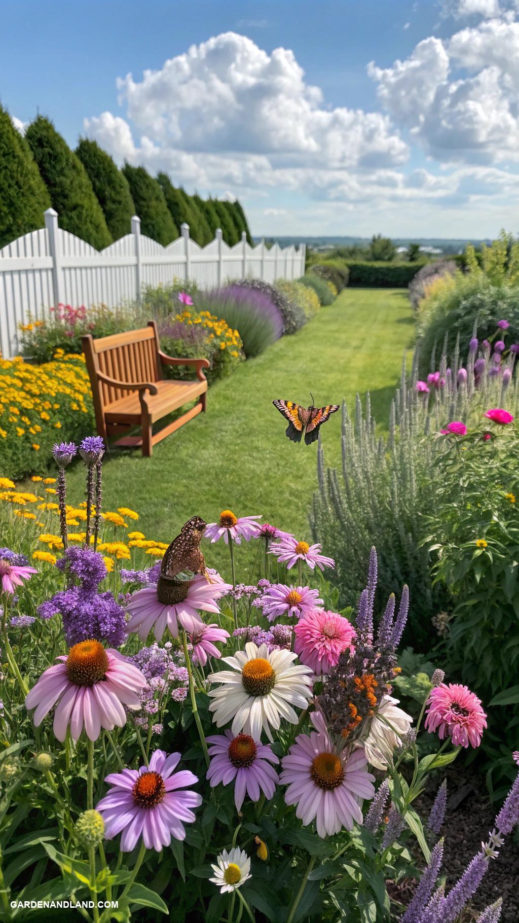 simple backyard ideas Create a butterfly friendly flower garden