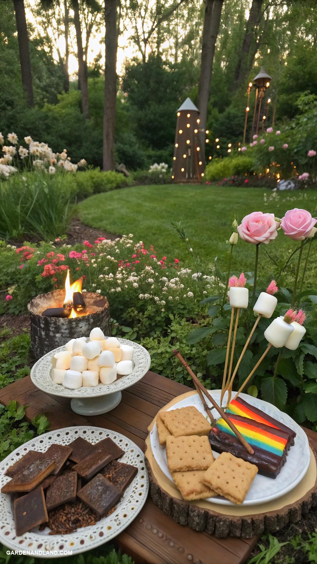 bonfire smores party Themed smores based on favorite movies