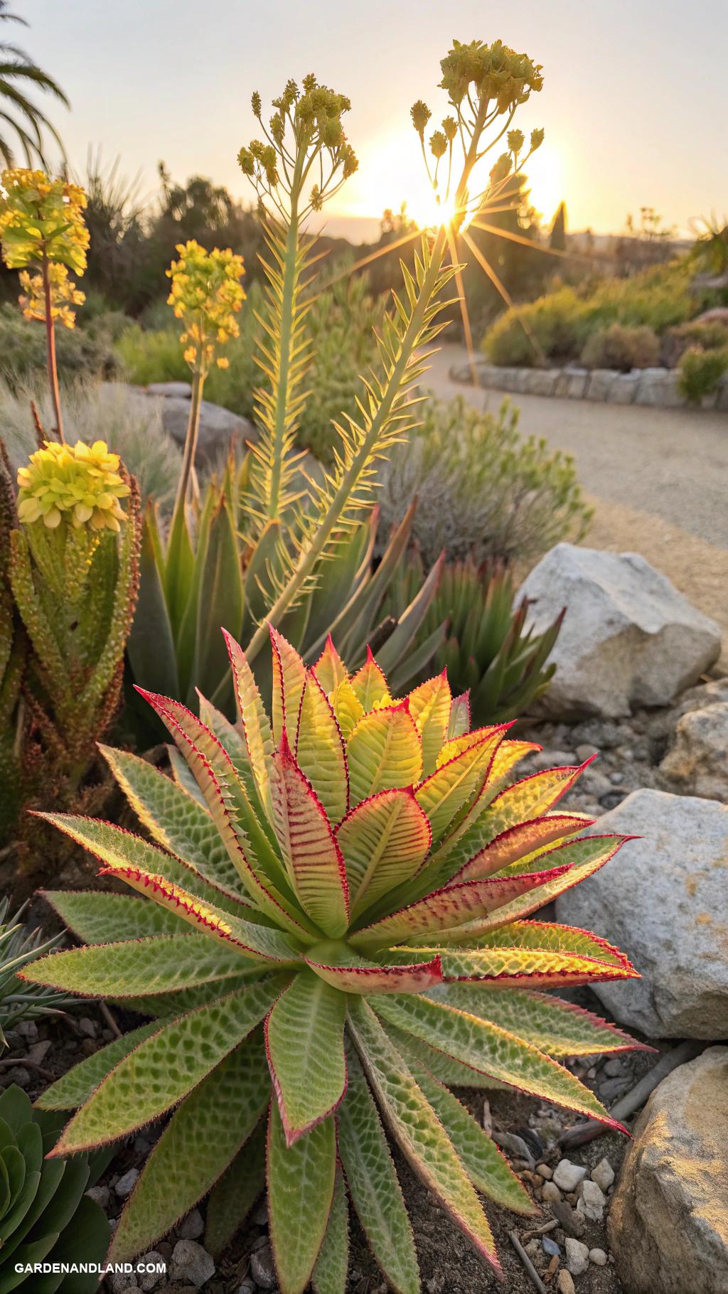 drought tolerant plants Euphorbia Unique textures for dynamic compositions