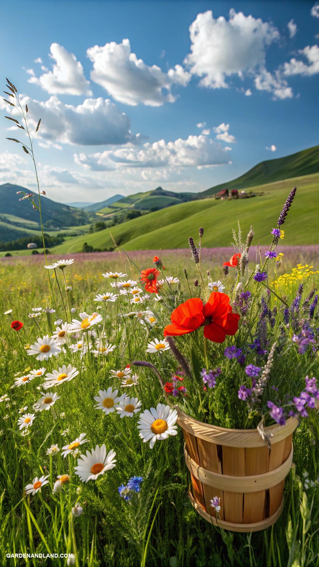 flower arrangements Wildflower meadow for natural beauty