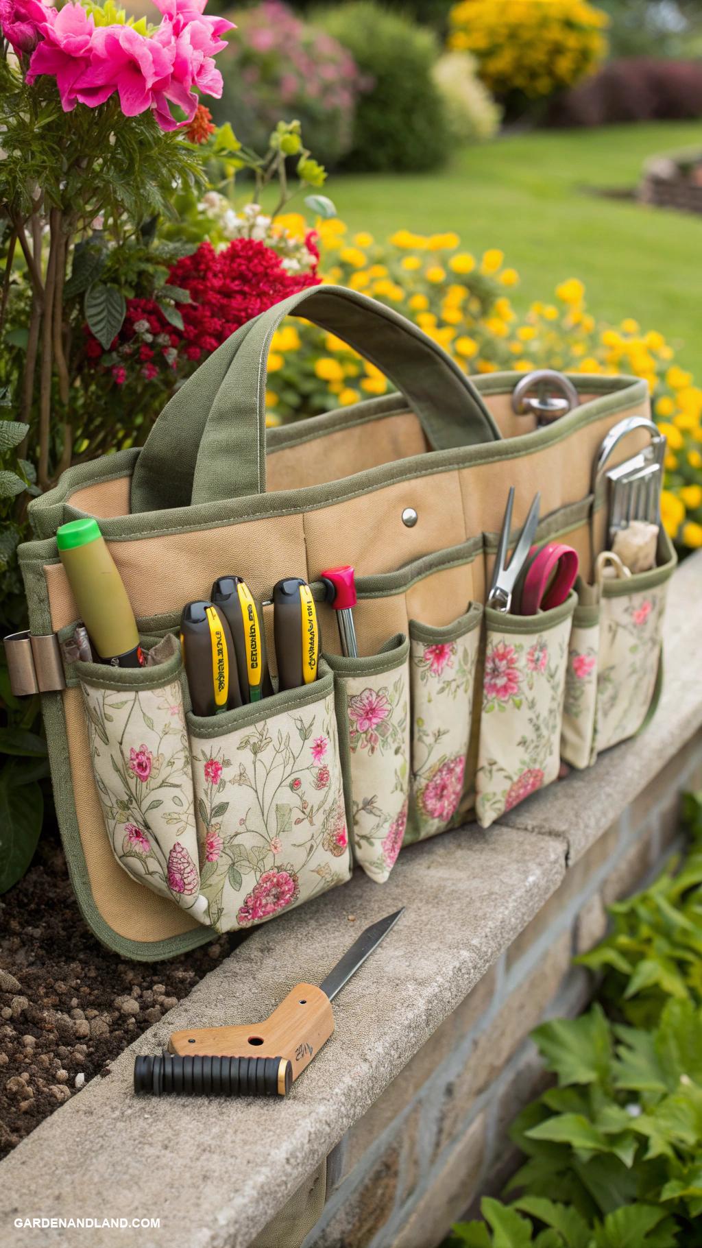 landscaping tools organization ideas Tool belt for convenient carrying