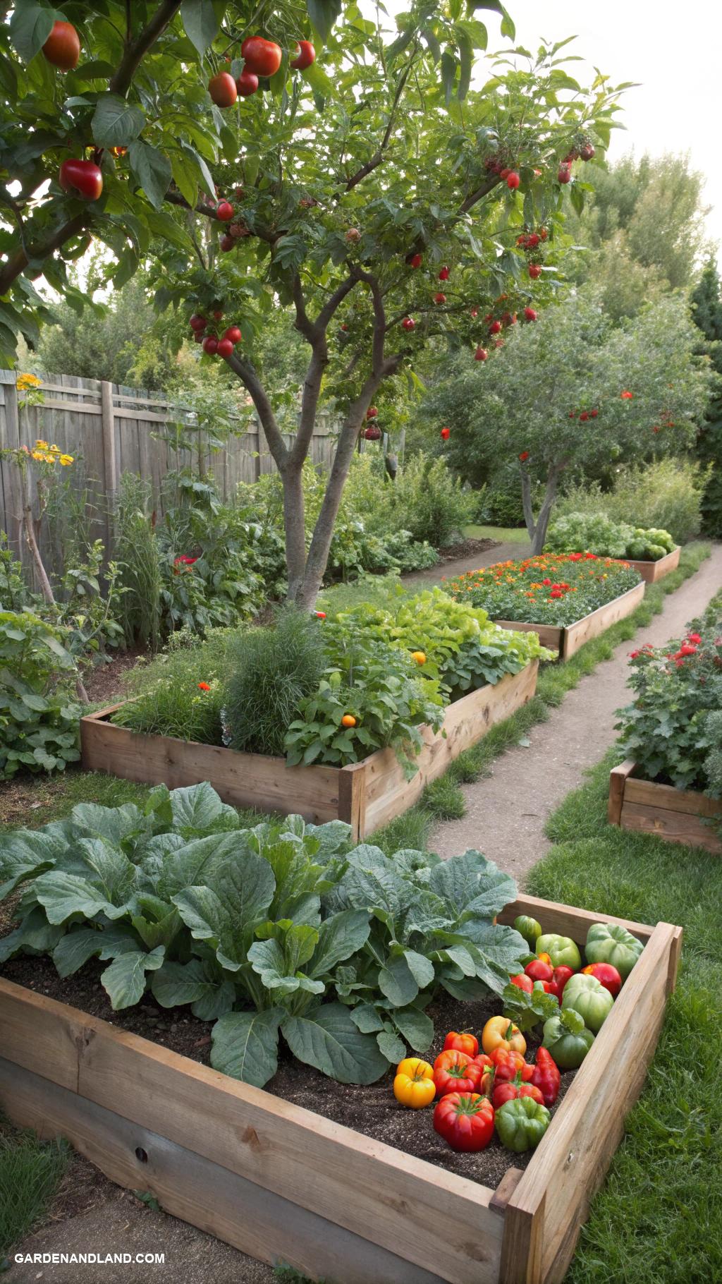 vegetable garden ideas Edible landscaping with fruit trees and shrubs