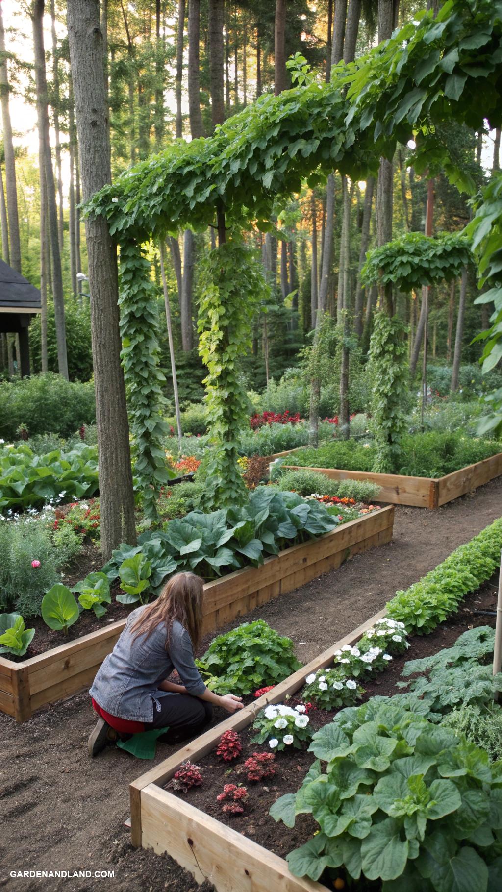 vegetable garden ideas Forest gardening for diverse edible yields