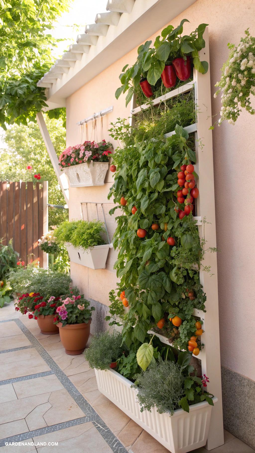 vegetable garden ideas Vertical gardens for space saving vegetables