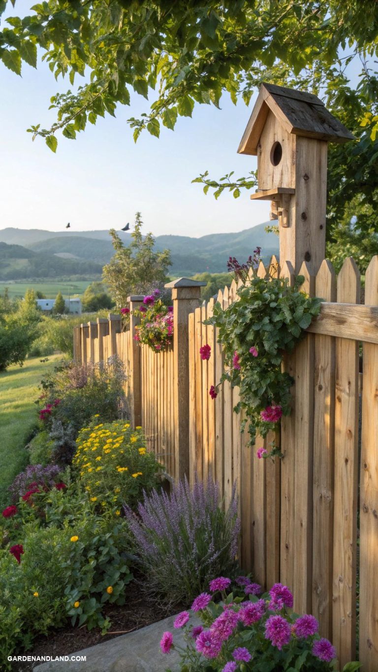wood fence ideas Reclaimed wood for eco friendly aesthetics