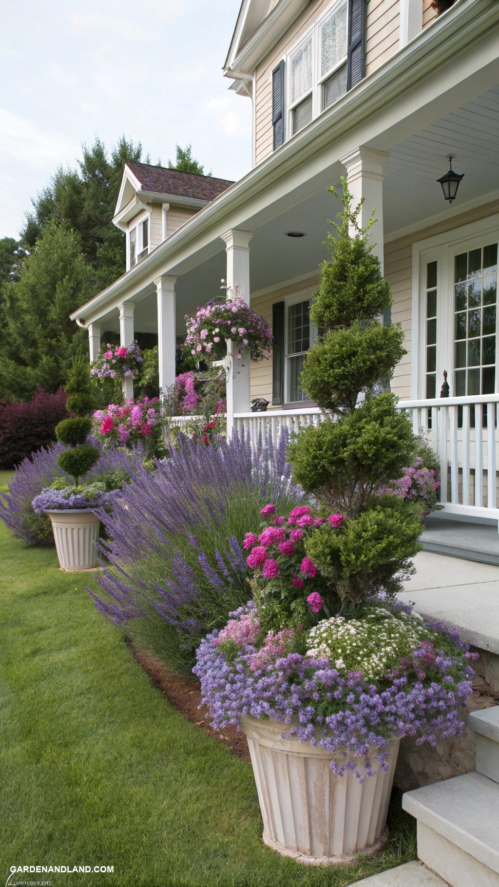 bushes in front of house Container bushes for versatile landscaping