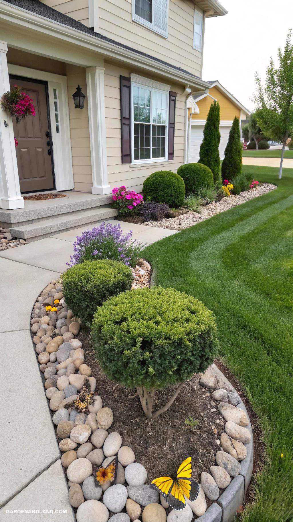 bushes in front of house Low maintenance dwarf bushes for easy care