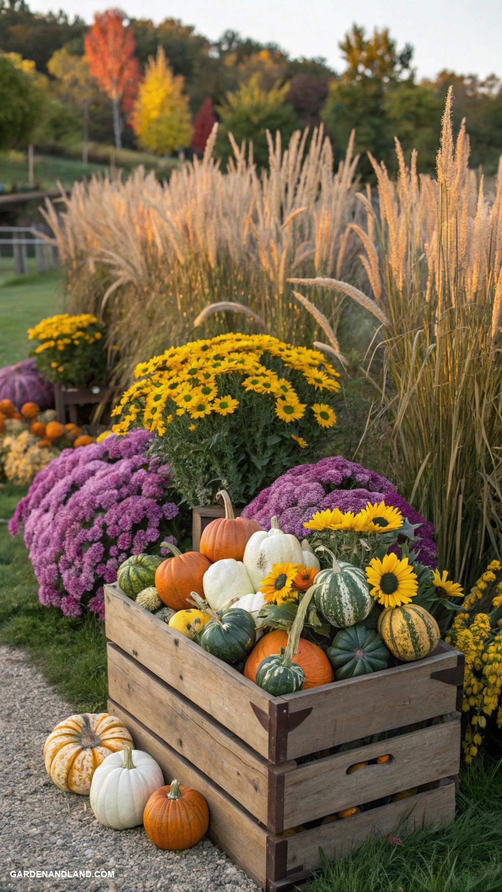fall garden ideas Design a seasonal harvest display