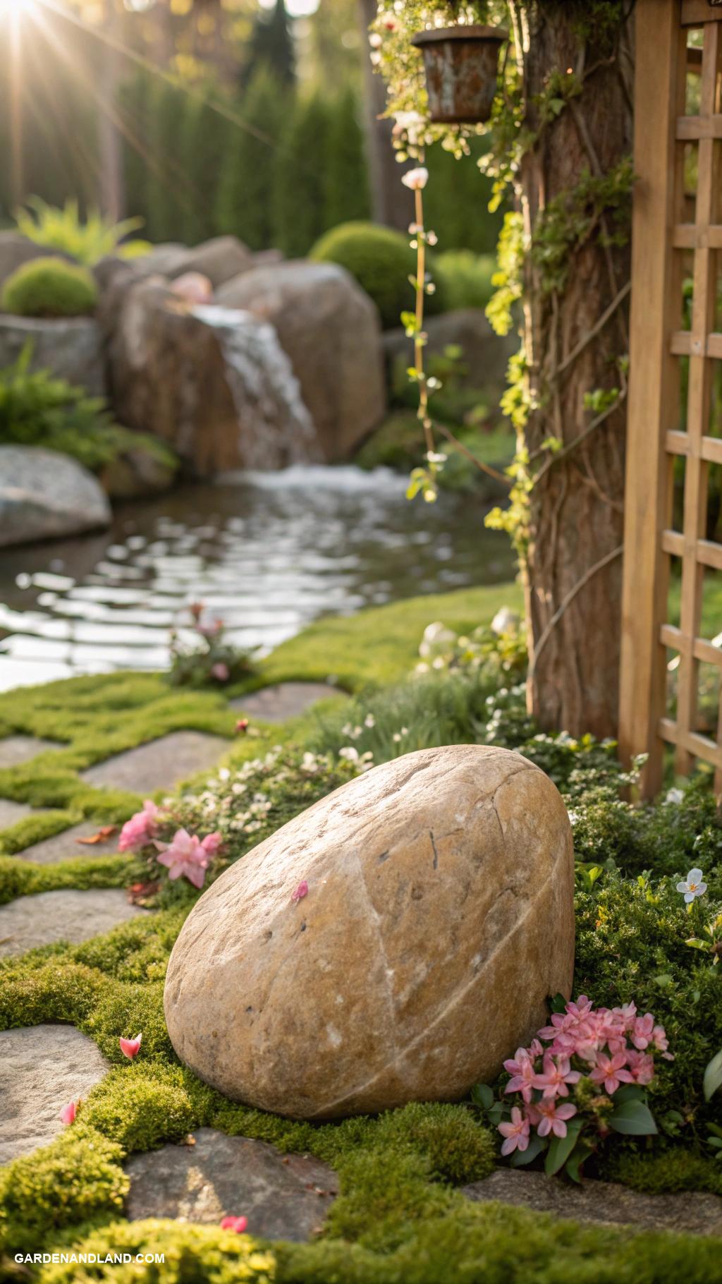 landscaping retaining walls Natural stone for timeless elegance