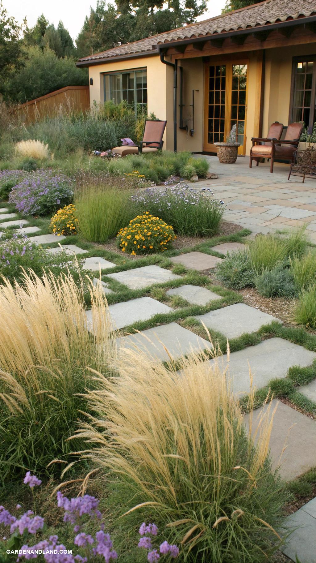 landscaping with ornamental grasses Low maintenance grass patches for busy homeowners