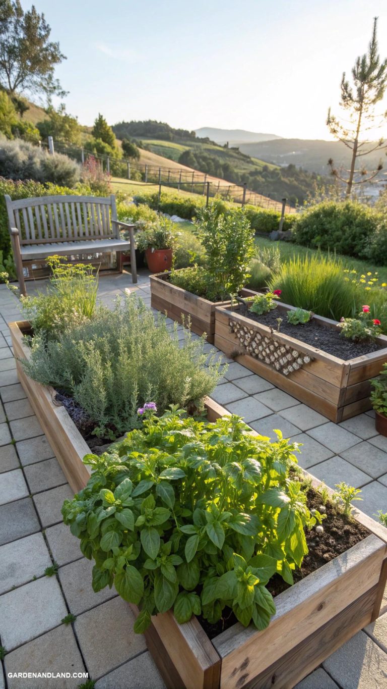 low maintenance landscaping ideas Herb garden for culinary delights