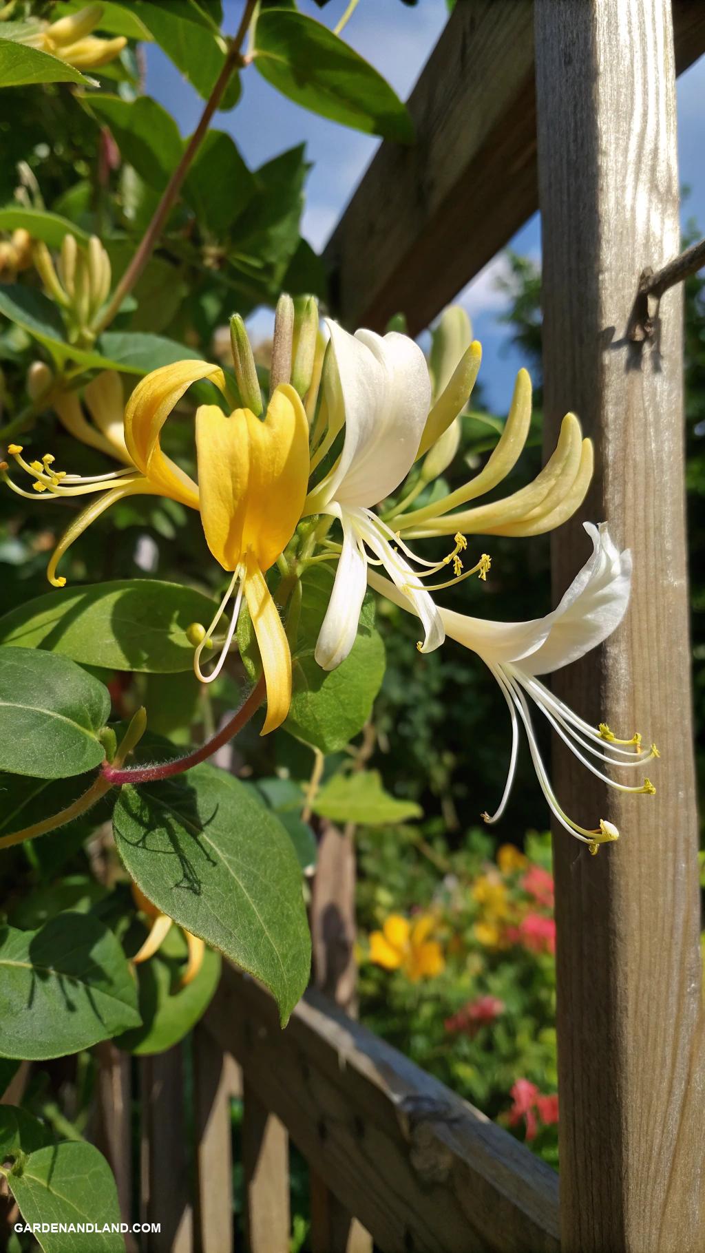 wall climbing plants Fragrant honeysuckle for sweet summer scent