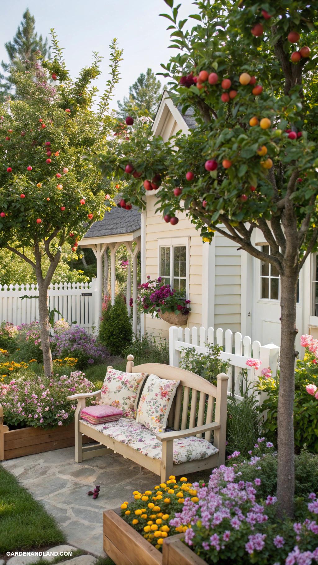 backyard orchard ideas Miniature orchard with dwarf varieties