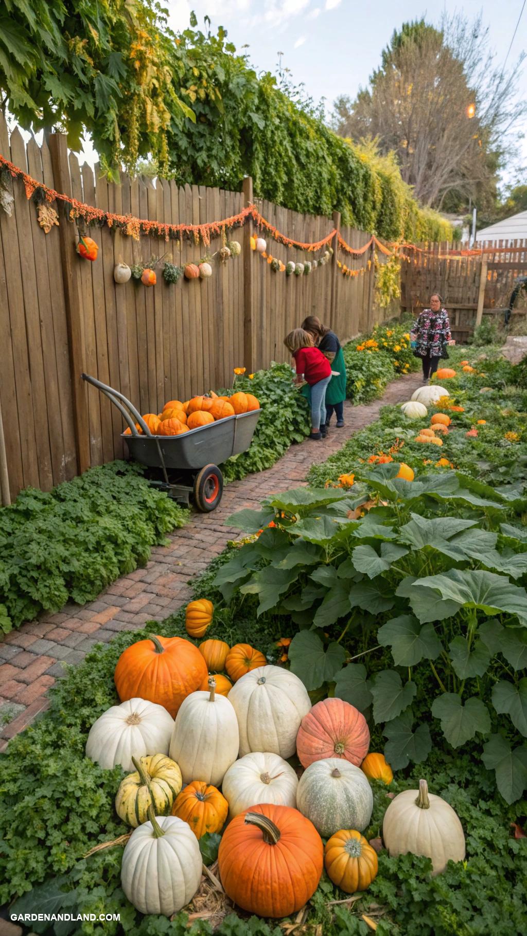 fall backyard ideas Pumpkin patch for family fun activities