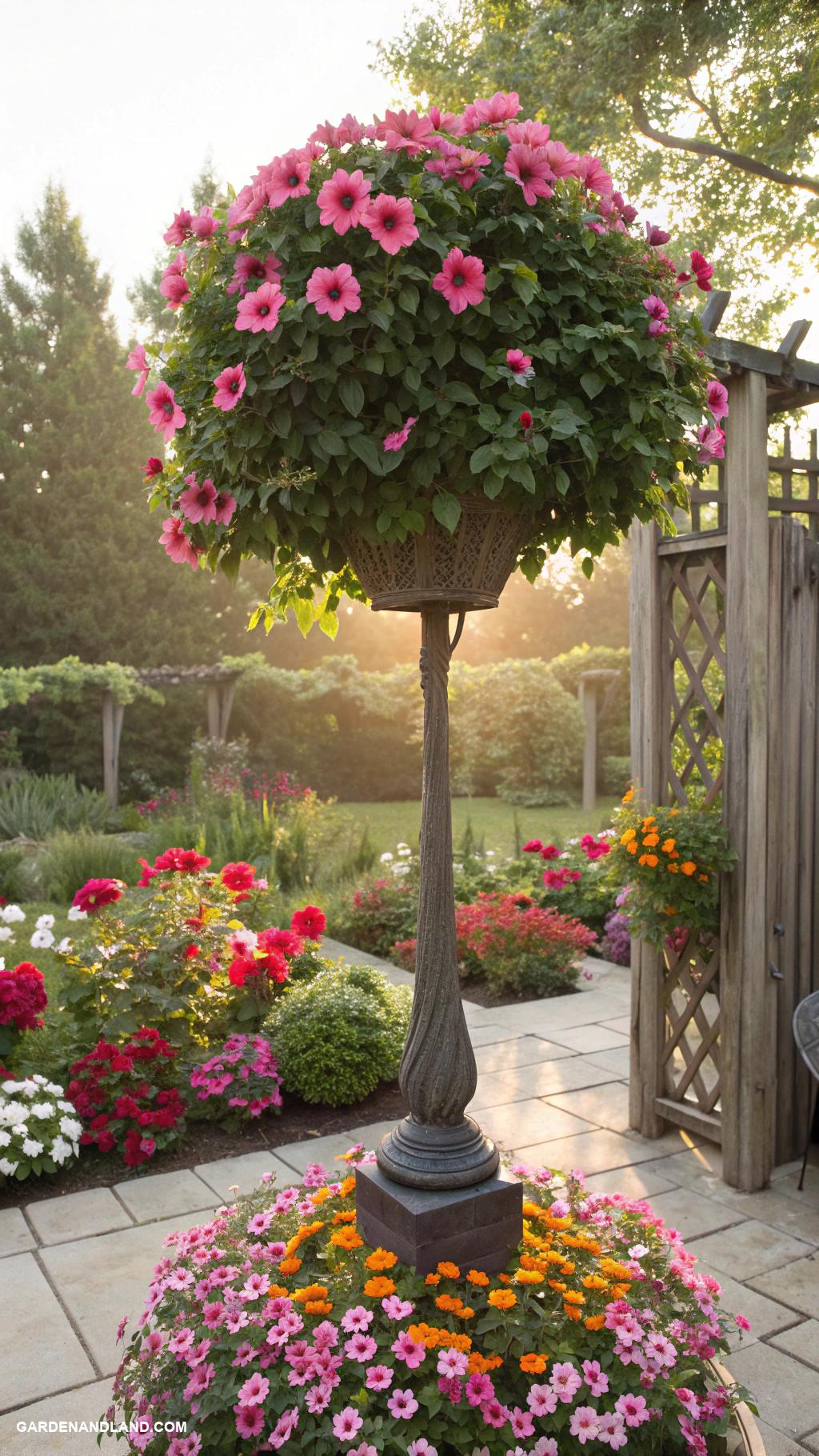 hibiscus landscaping ideas Hibiscus topiary for unique garden art