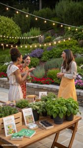 outdoor game night ideas Herb identification race with prizes