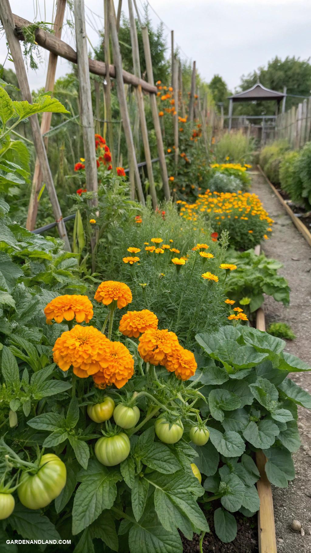 small organic garden ideas Companion planting for pest control