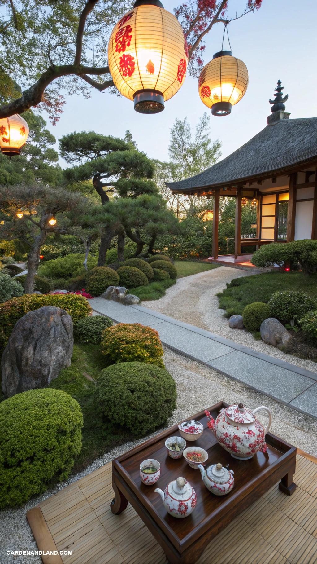 bonsai garden ideas Themed bonsai garden Japanese tea ceremony