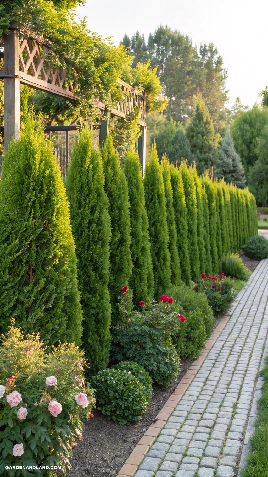 evergreen shrubs Low maintenance hedges for privacy
