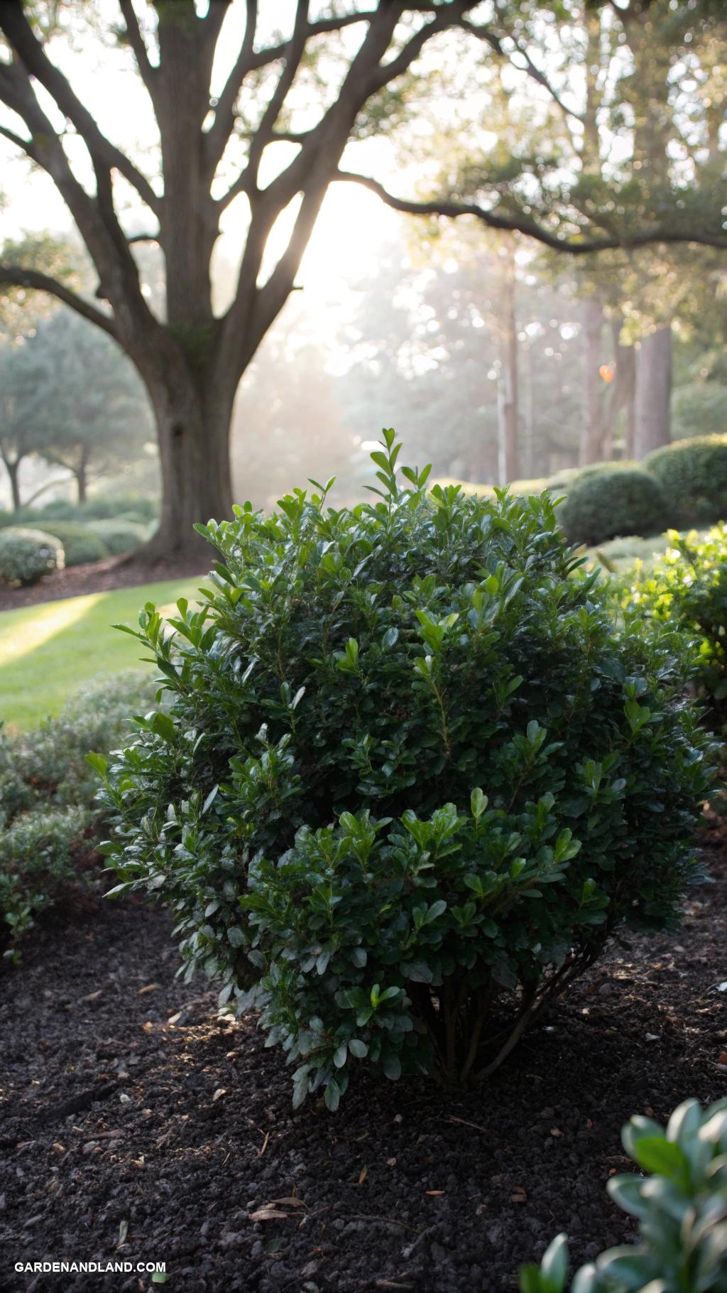 evergreen shrubs Shade loving shrubs for dark corners