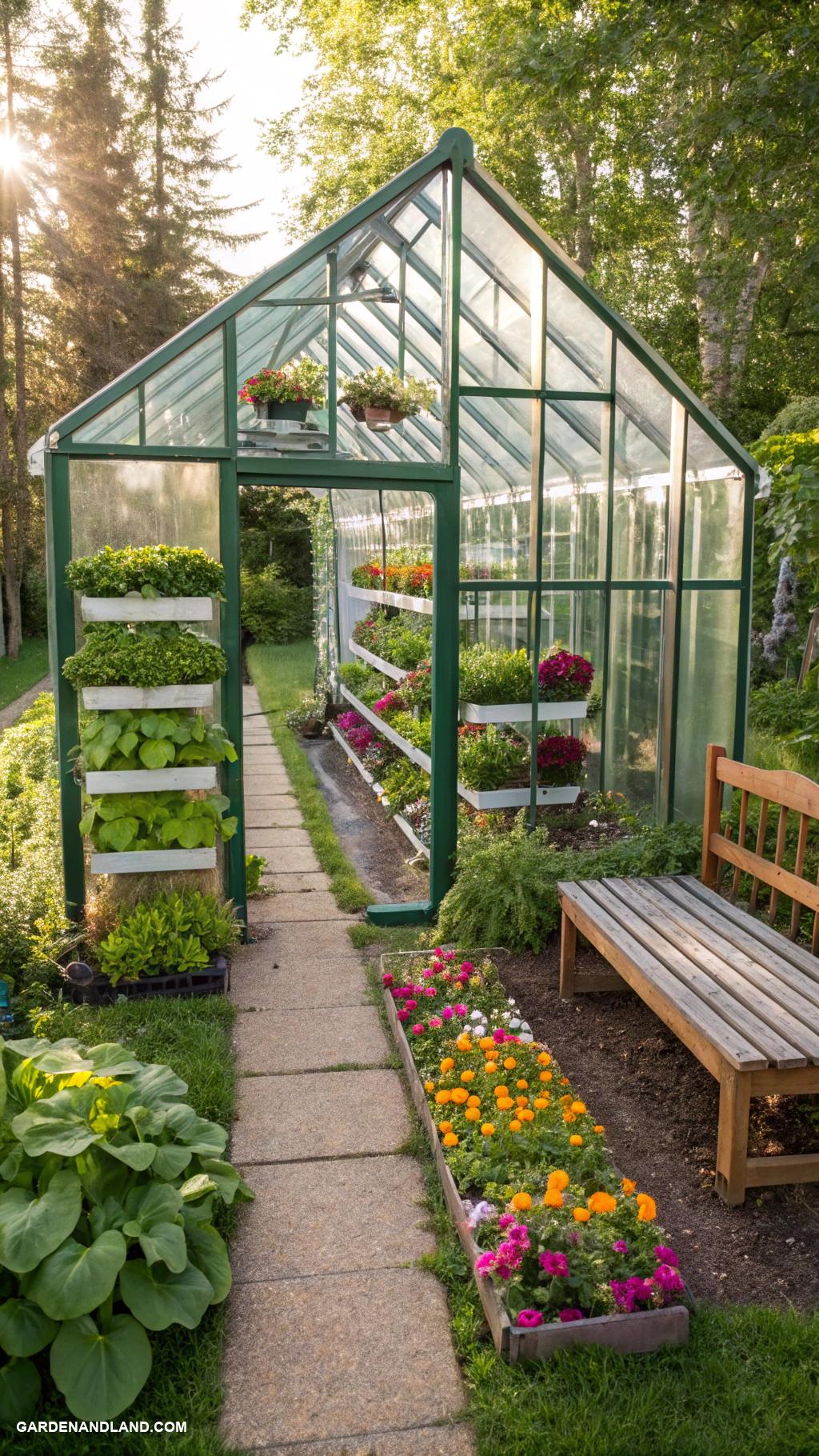 green house Aquaponics greenhouse for sustainable gardening