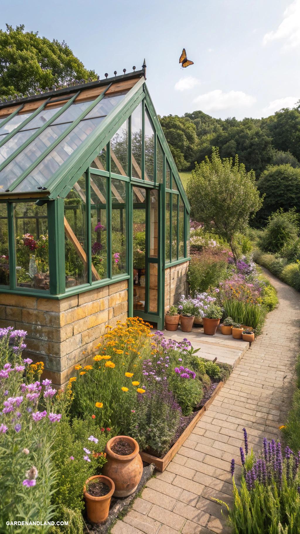 green house Wildlife friendly greenhouse with native plants
