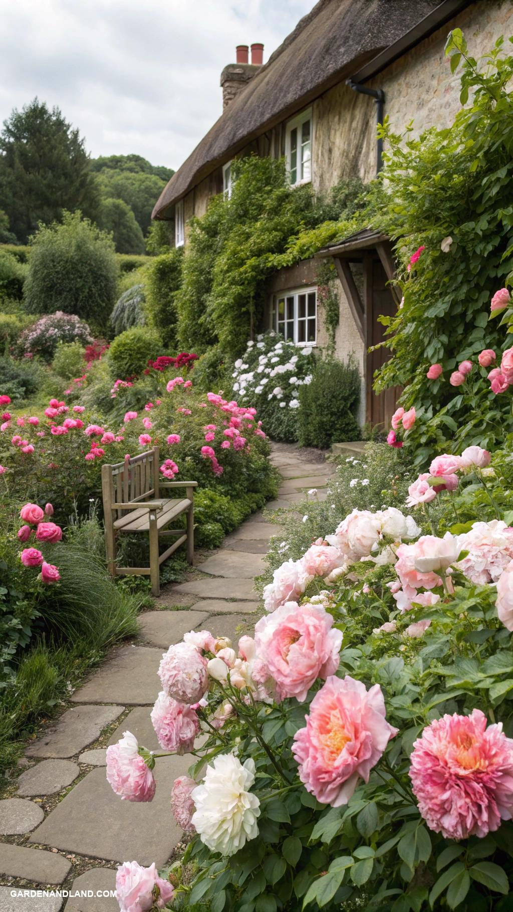 peonies landscaping ideas Incorporate peonies in cottage garden designs