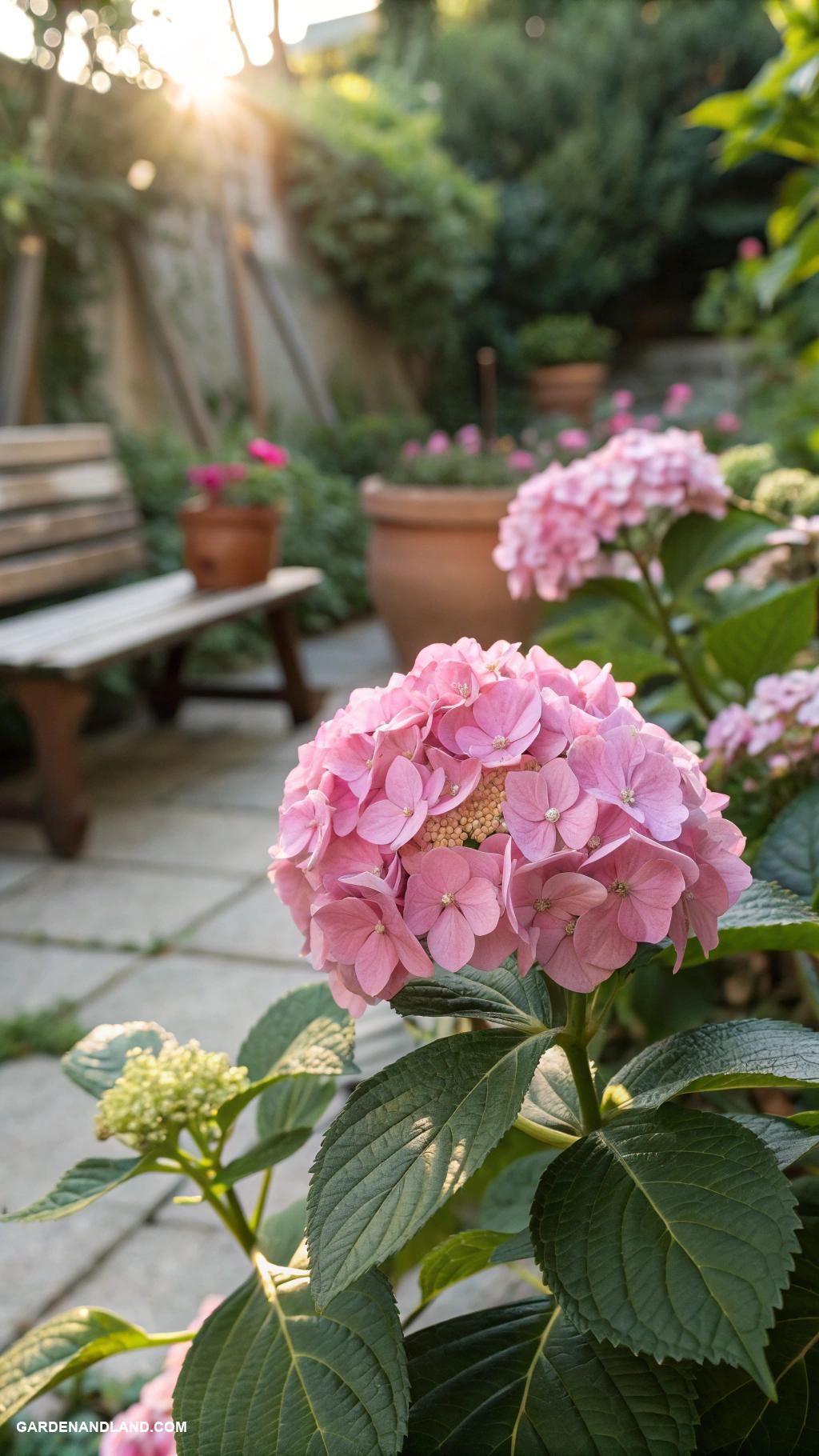 pink flowers Pink Hydrangea for bold summer blooms