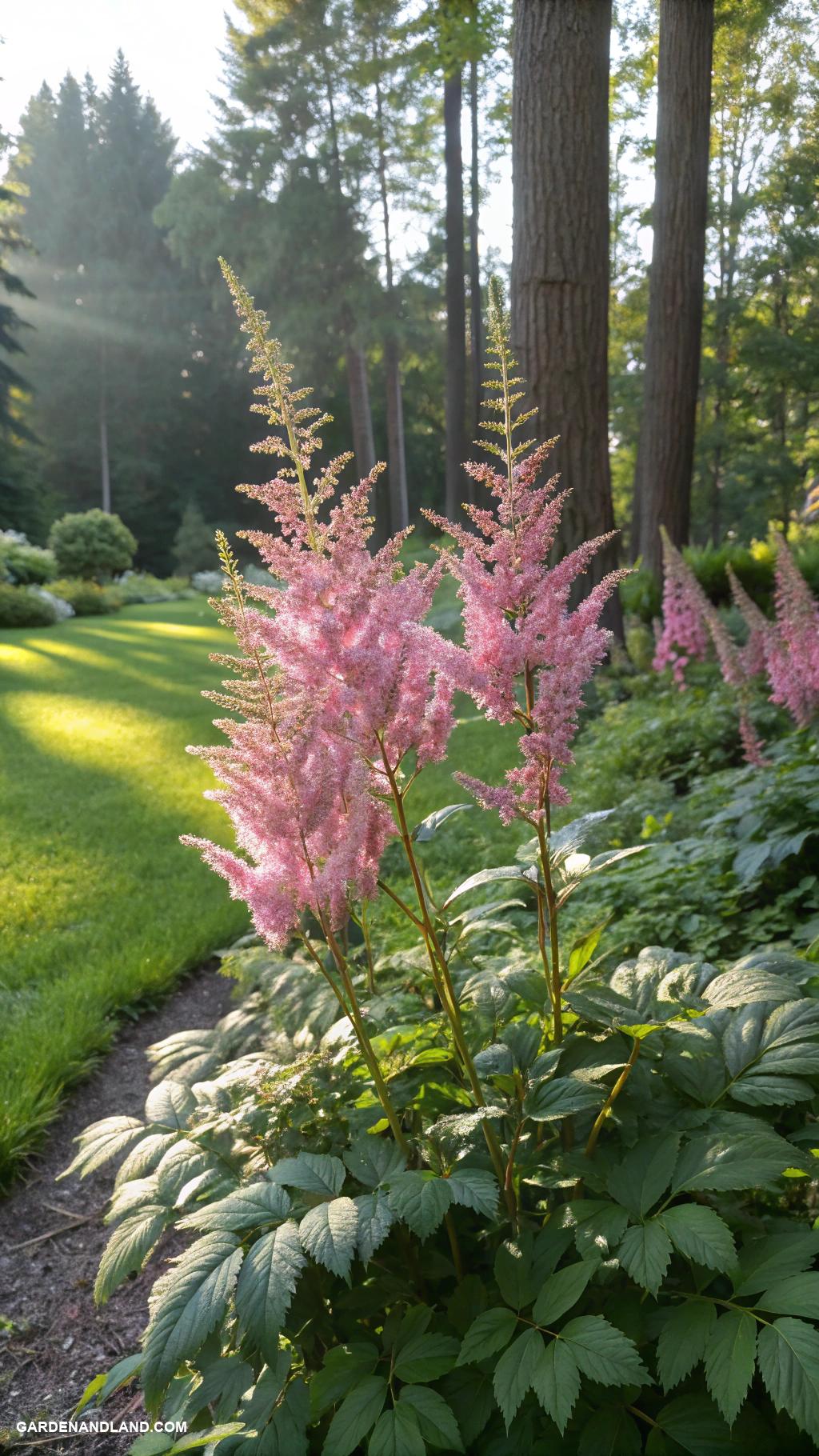 shade loving plants Astilbe for vibrant blooms in shade