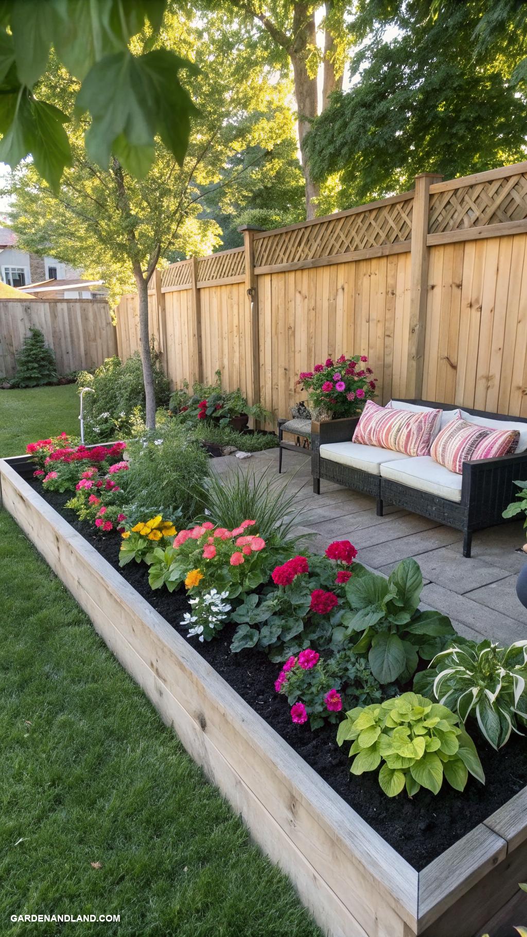 black mulch landscaping ideas Use black mulch in raised garden beds