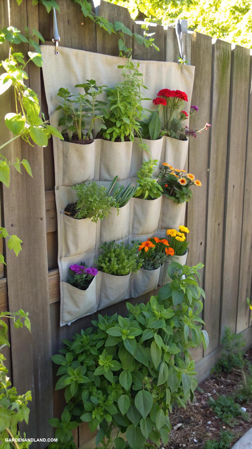 diy planter boxes Hanging shoe organizers for vertical gardening