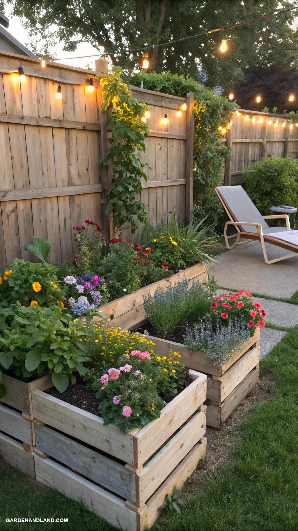 diy planter boxes Repurposed wooden pallets for rustic charm