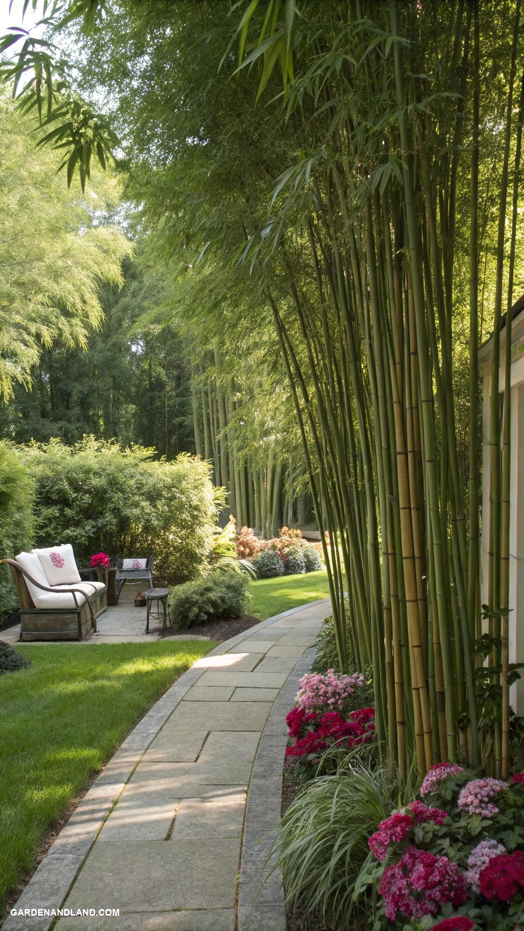 fast growing privacy shrubs Bamboo for exotic fast spreading privacy