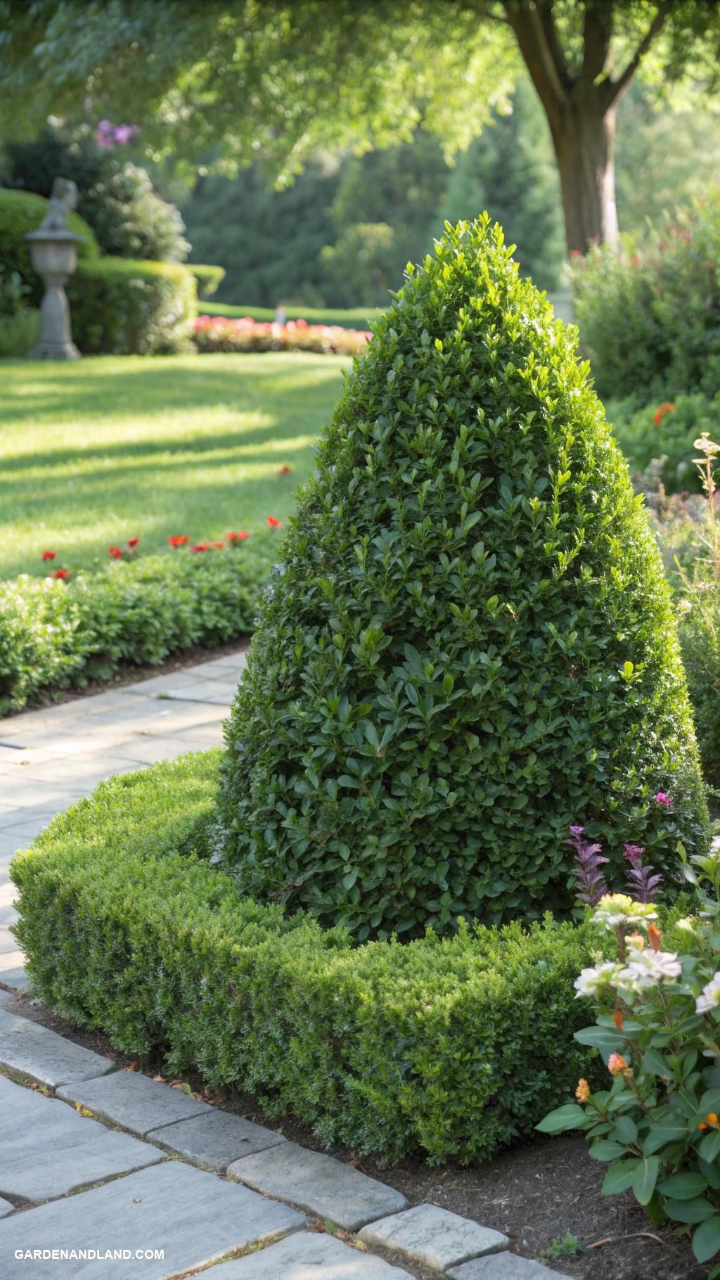 fast growing privacy shrubs Boxwood for classic formal hedges