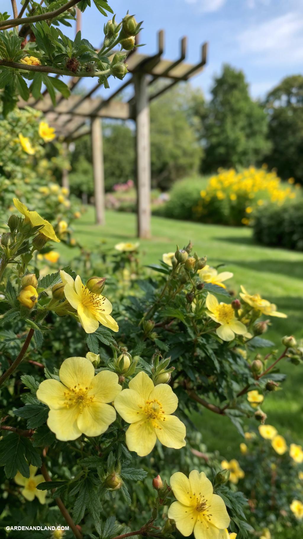 flowering shrubs Dynamic potentillas for long lasting summer blooms