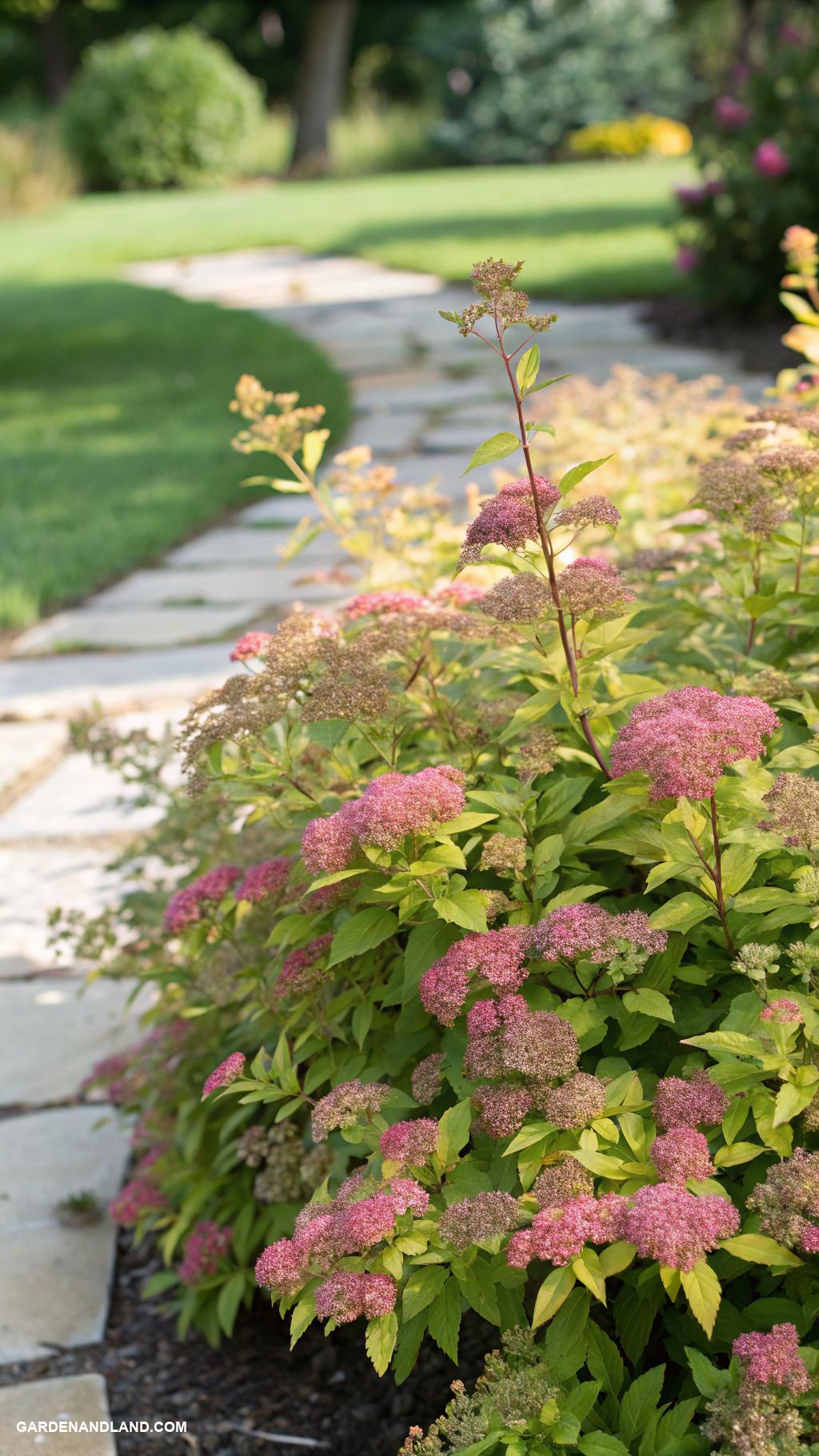 flowering shrubs Showy spireas for low maintenance colorful foliage
