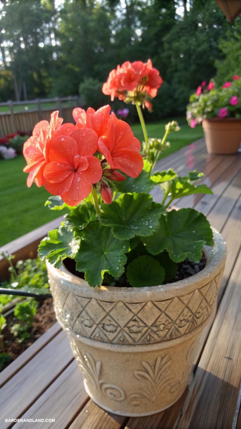 full sun container plants Bold Geraniums for striking displays