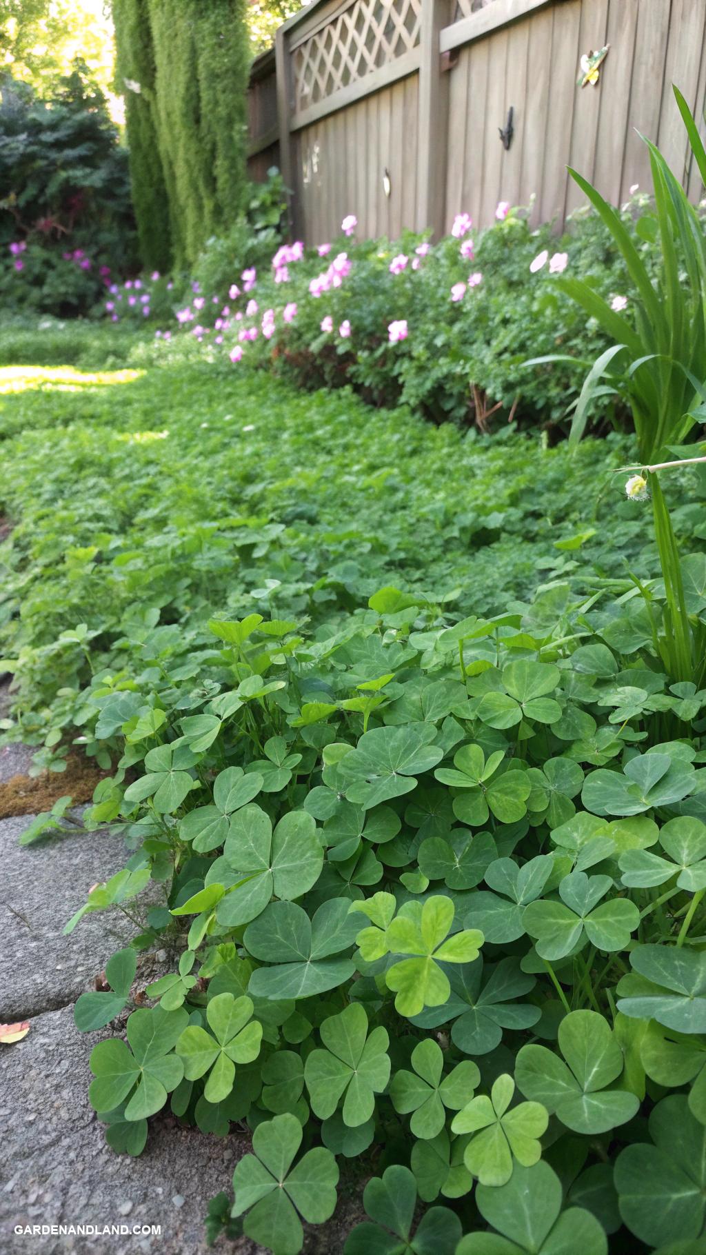 ground cover plants Clover for eco friendly lush green carpets