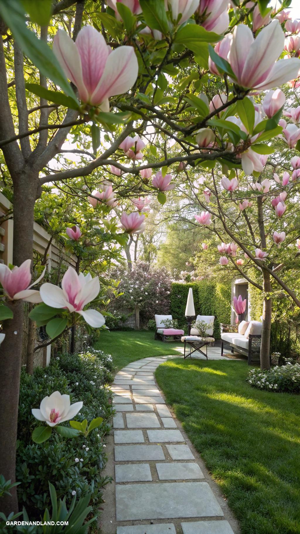 magnolia tree landscaping Create natural privacy screens with magnolias