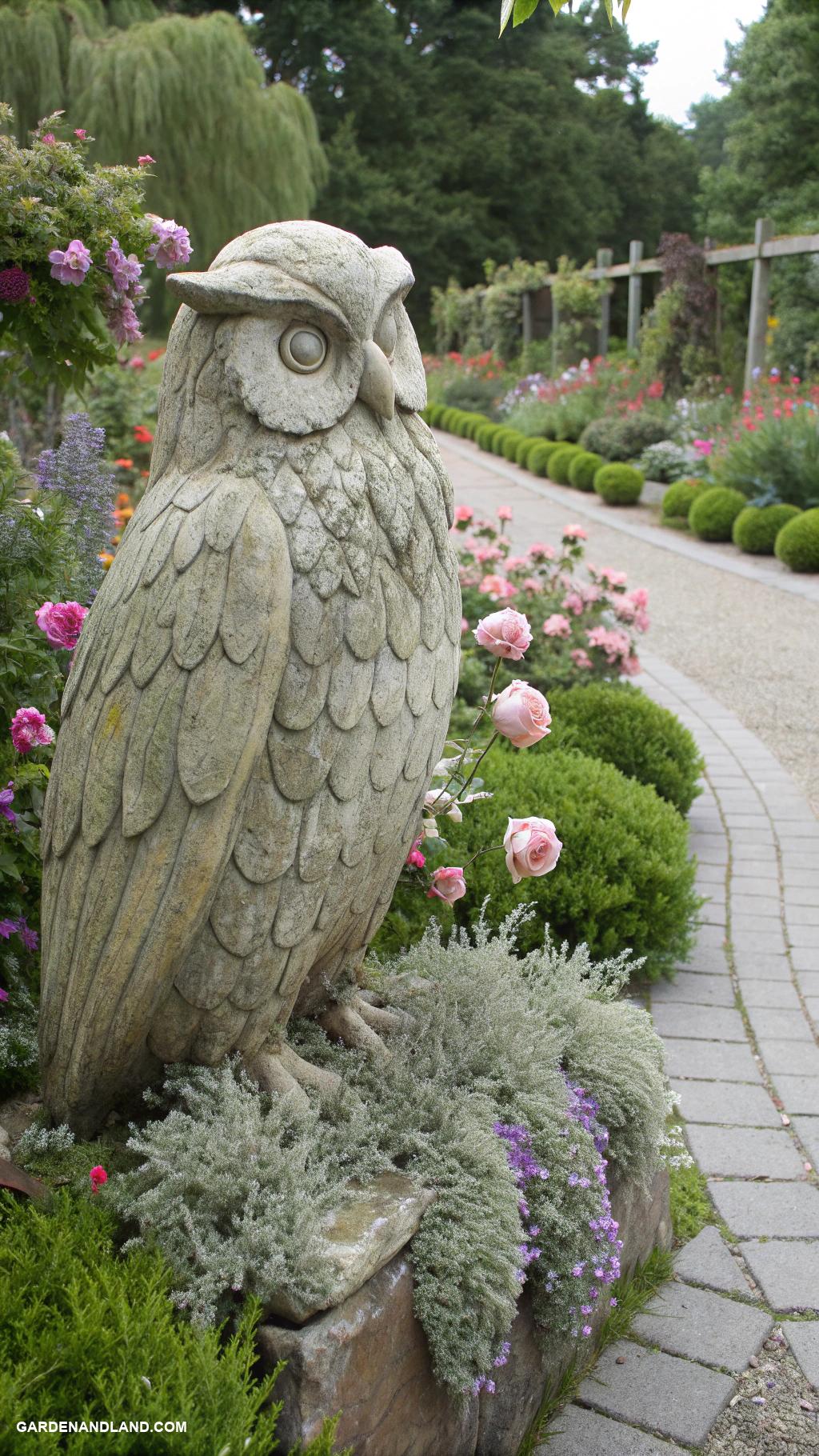 rock sculptures garden stone art Animal shaped rock sculptures