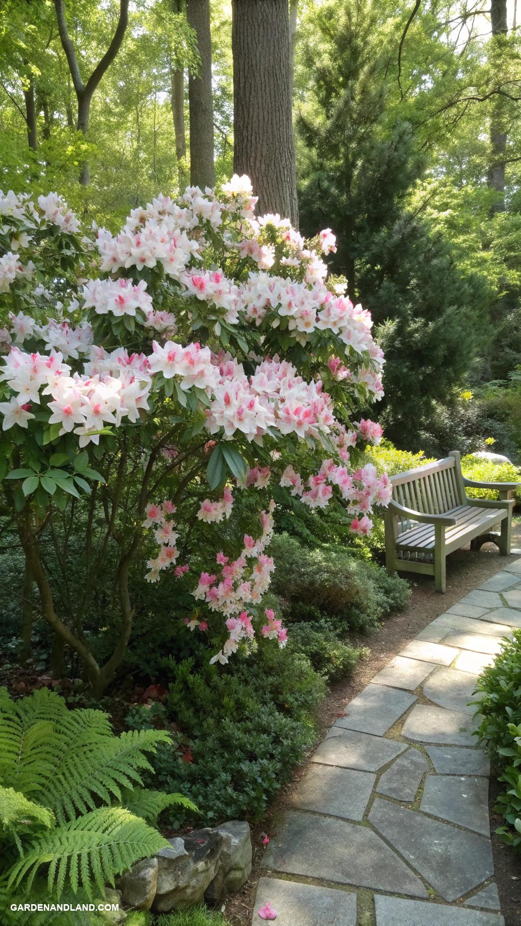 shade loving shrubs Azaleas for stunning spring blossoms