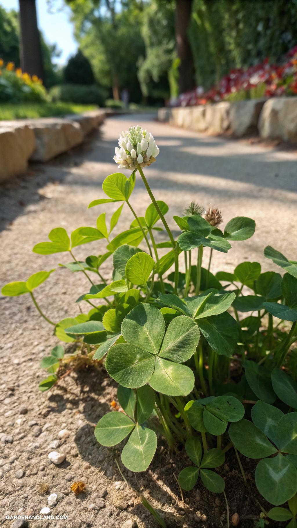 walkable ground cover Clover for a low maintenance lawn alternative