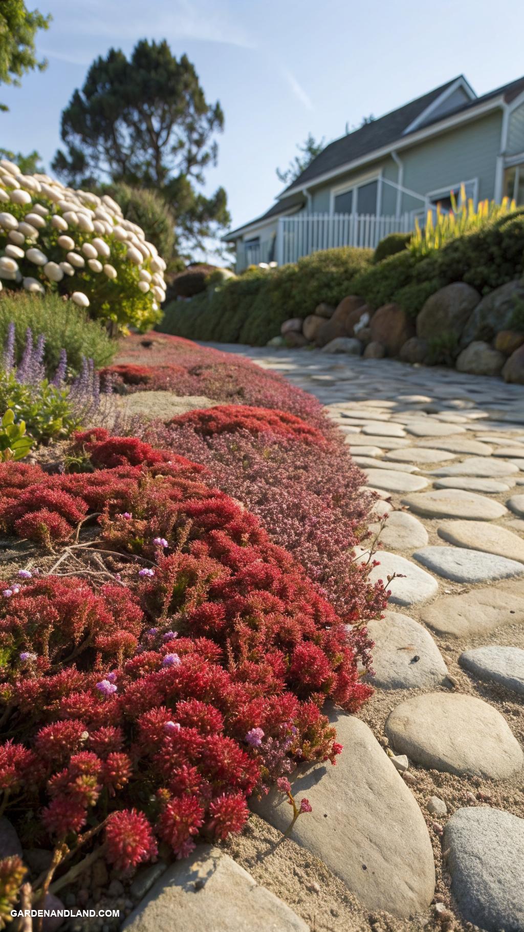 walkable ground cover Sedum varieties for drought resistant beauty