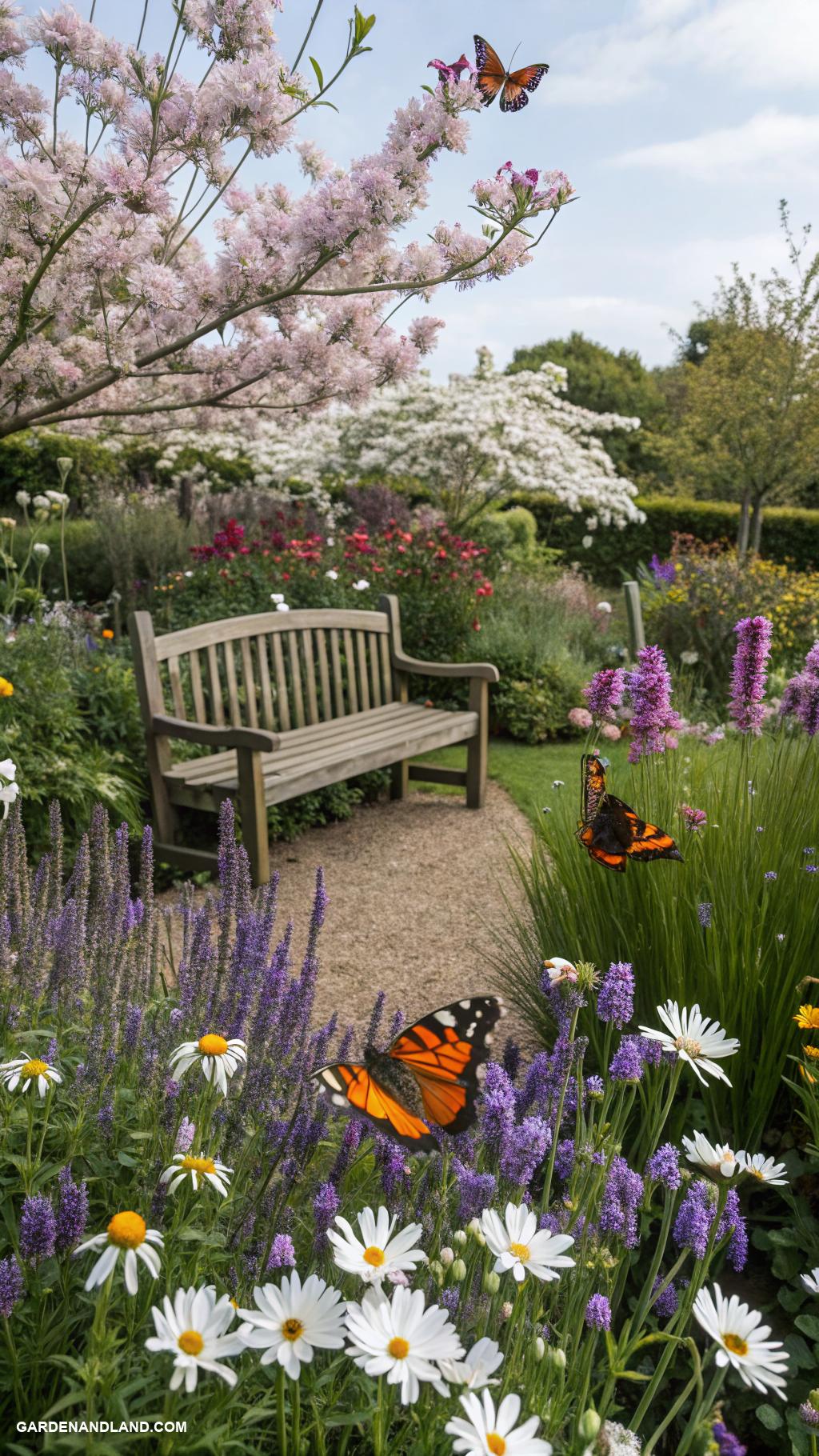 english garden ideas Butterfly gardens with native flowering plants