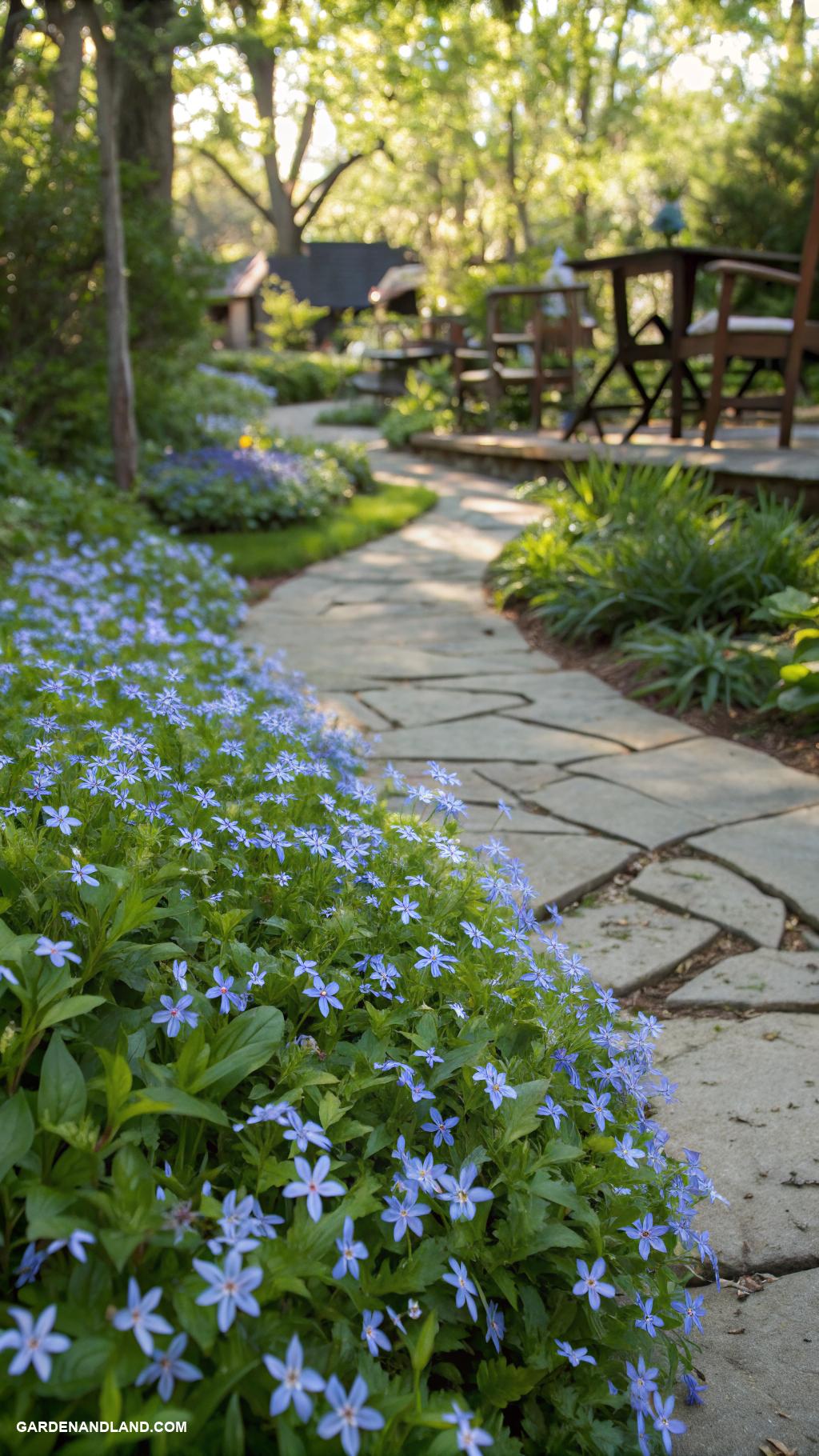 ground cover that chokes out weeds Blue star creeper for delicate flowers
