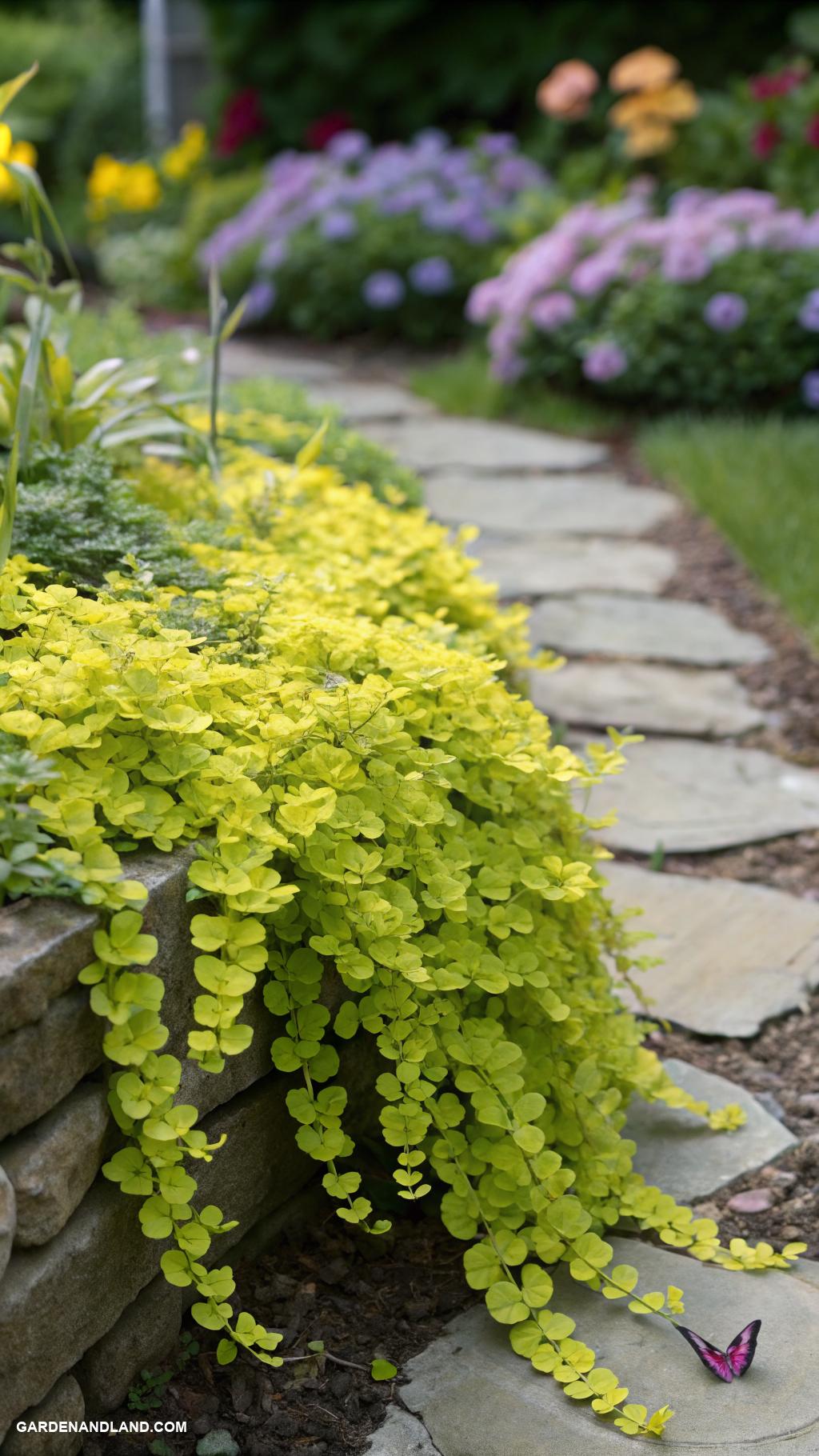 ground cover that chokes out weeds Creeping jenny for golden hued garden accent