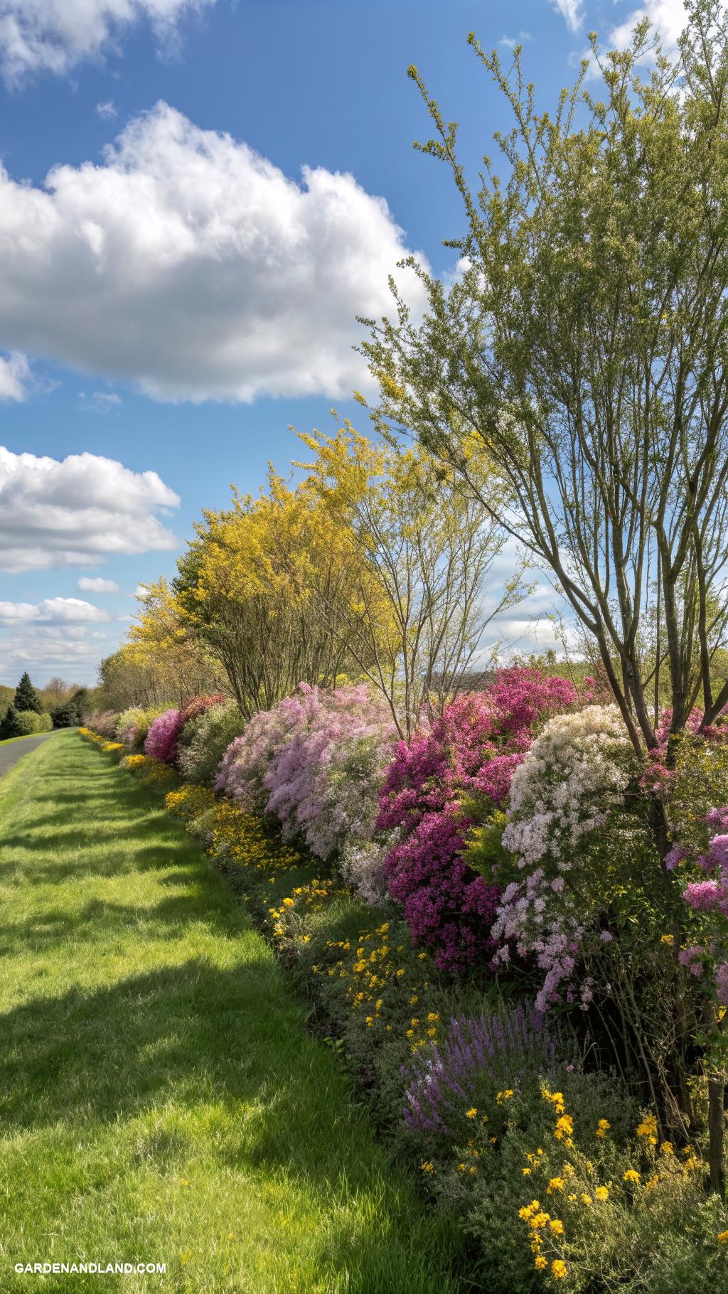 hedge trees Wildflower hedge for natural beauty