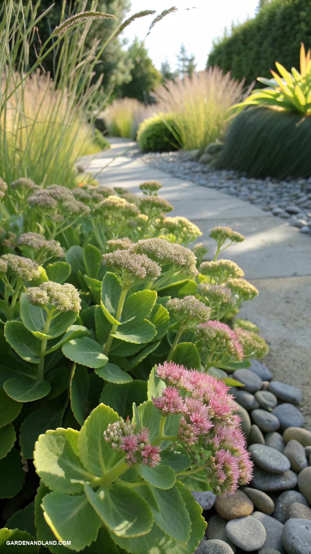 low growing ground cover Sedum for drought tolerant beauty